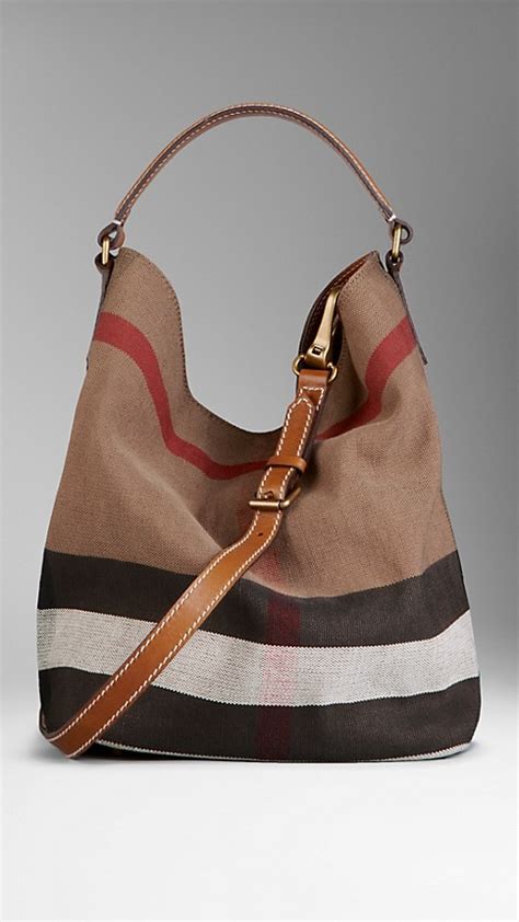 burberry medium mega check canvas hobo bag|Burberry Canvas Mega Check Camouflage Medium Susanna .